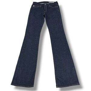 AG Adriano Goldschmied The Angel Bootcut Jeans Womens 27x34 Dark Indigo Low Rise